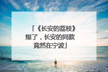 《长安的荔枝》爆了，长安的同款竟然在宁波