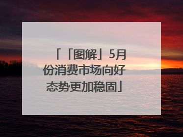 「图解」5月份消费市场向好态势更加稳固