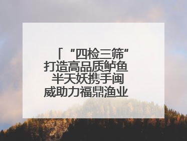 “四检三筛”打造高品质鲈鱼 半天妖携手闽威助力福鼎渔业实现产业升级