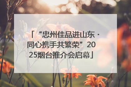 “忠州佳品进山东・同心携手共繁荣”2025烟台推介会启幕