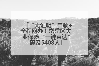 “无证明”申领+全程网办！岱岳区失业保险“一键直达”惠及5408人