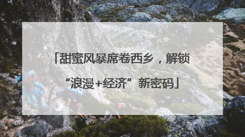 甜蜜风暴席卷西乡，解锁“浪漫+经济”新密码