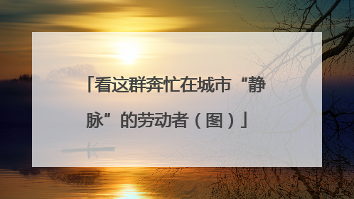 看这群奔忙在城市“静脉”的劳动者（图）
