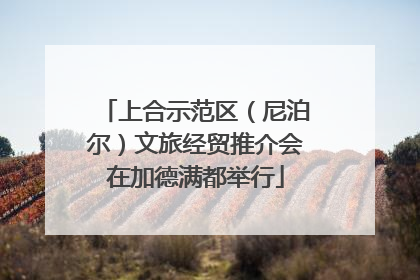 上合示范区（尼泊尔）文旅经贸推介会在加德满都举行