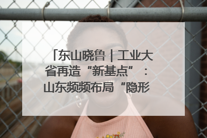 东山晓鲁｜工业大省再造“新基点”：山东频频布局“隐形冠军”背后