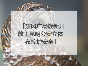 东风广场焕新开放！昆明公安立体布控护安全