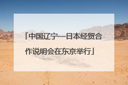 中国辽宁—日本经贸合作说明会在东京举行