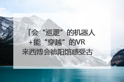 会“巡逻”的机器人+能“穿越”的VR 来西博会德阳馆感受古蜀文明与现代智造的时空对话｜西博视界