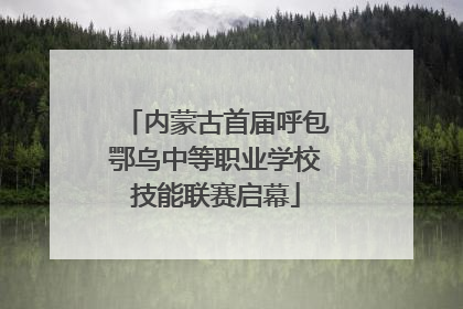 内蒙古首届呼包鄂乌中等职业学校技能联赛启幕