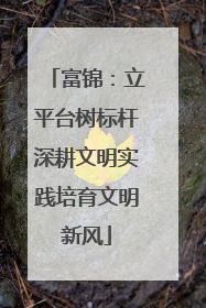 富锦：立平台树标杆深耕文明实践培育文明新风