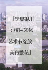 宁夏银川：校园文化艺术节绽放美育繁花