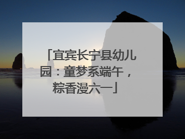 宜宾长宁县幼儿园：童梦系端午，粽香漫六一