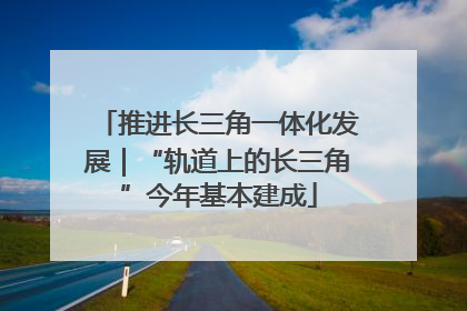 推进长三角一体化发展｜“轨道上的长三角”今年基本建成