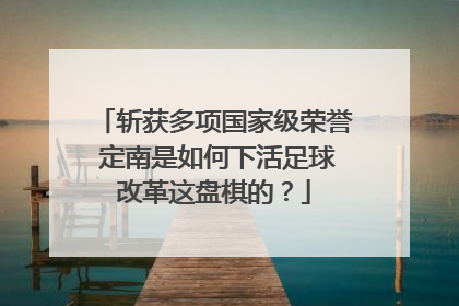 斩获多项国家级荣誉 定南是如何下活足球改革这盘棋的？