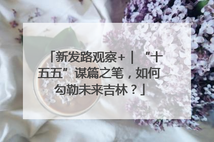 新发路观察+｜“十五五”谋篇之笔，如何勾勒未来吉林？