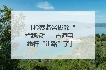 检察监督拔除“拦路虎”，占道电线杆“让路”了