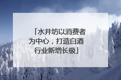水井坊以消费者为中心，打造白酒行业新增长极