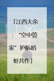 江西大余：“空中管家”护航稻虾共作