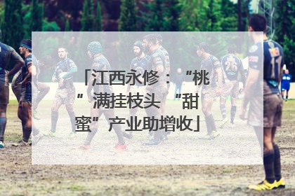 江西永修：“桃”满挂枝头 “甜蜜”产业助增收