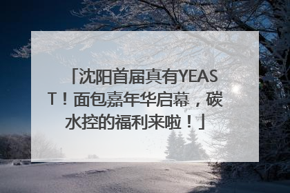 沈阳首届真有YEAST！面包嘉年华启幕，碳水控的福利来啦！