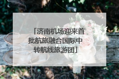 济南机场迎来首批航旅融合国际中转航线旅游团
