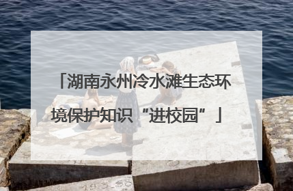 湖南永州冷水滩生态环境保护知识“进校园”