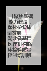 聚焦基础能力建设，深化检验质量发展——湖北省基层医疗机构临床检验质量控制培训班（孝感站）成功举办