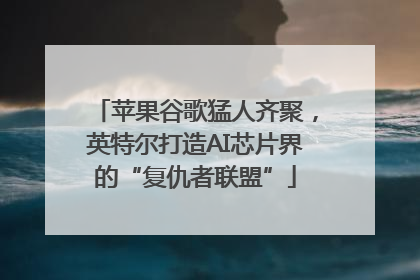 苹果谷歌猛人齐聚，英特尔打造AI芯片界的“复仇者联盟”