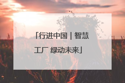 行进中国｜智慧工厂 绿动未来