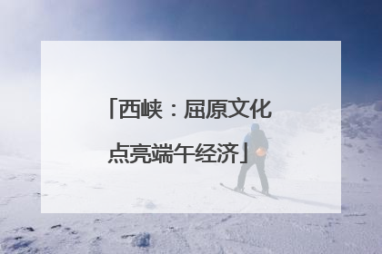 西峡：屈原文化点亮端午经济