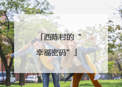 西陈村的“幸福密码”