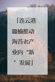 连云港赣榆推动海苔老产业向“新”发展