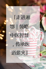 走进湘鄂｜领略中医智慧，传承医道薪火