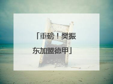 重磅！樊振东加盟德甲