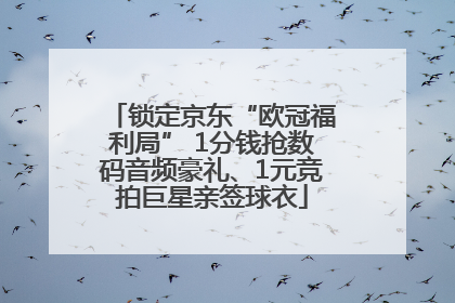 锁定京东“欧冠福利局” 1分钱抢数码音频豪礼、1元竞拍巨星亲签球衣