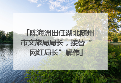 陈海洲出任湖北随州市文旅局局长，接替“网红局长”解伟
