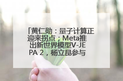 黄仁勋：量子计算正迎来拐点；Meta推出新世界模型V-JEPA 2，杨立昆参与开发丨全球科技早参