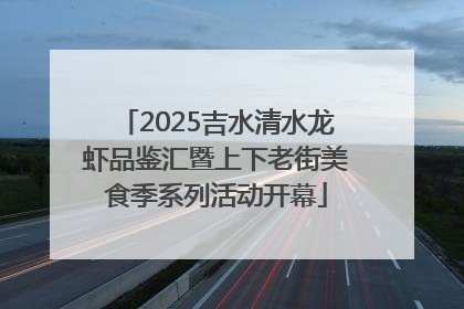 2025吉水清水龙虾品鉴汇暨上下老街美食季系列活动开幕