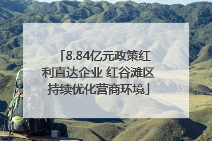 8.84亿元政策红利直达企业 红谷滩区持续优化营商环境