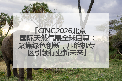 CING2026北京国际天然气展全球启幕：聚焦绿色创新，压缩机专区引领行业新未来