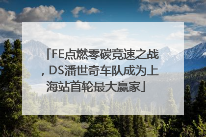FE点燃零碳竞速之战，DS潘世奇车队成为上海站首轮最大赢家